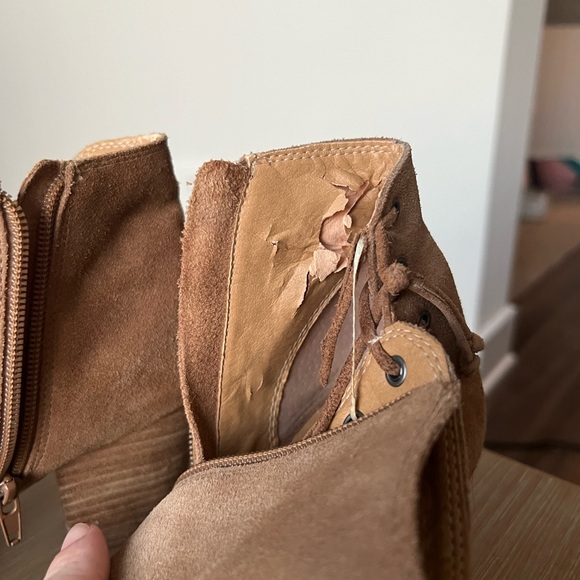 Lucky Brand opened toe booties. - Picture 2 of 3